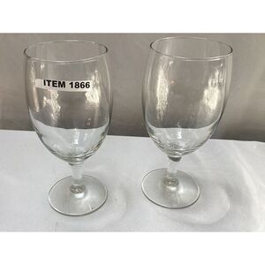 1866	 	Set of 2 water glasses